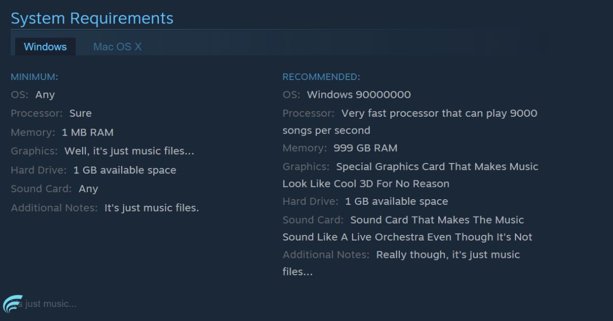 System Requirements for Gaming