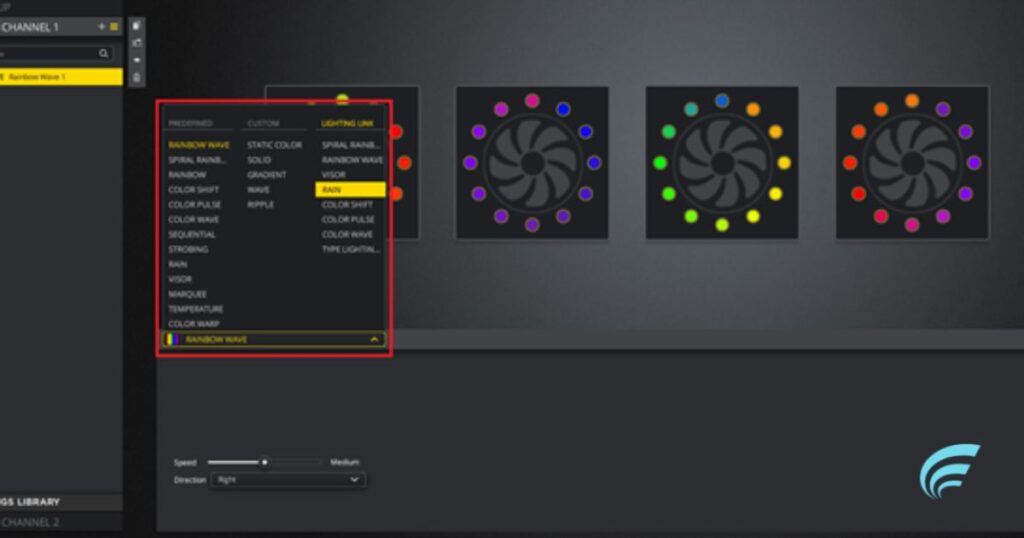 Using The Software For RGB Control